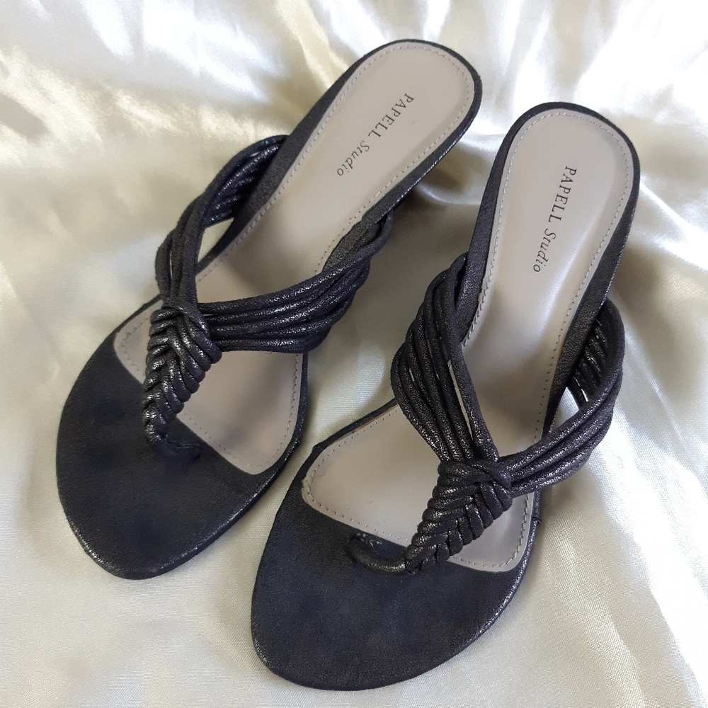 Papell Studio Wedge Heels Sandals